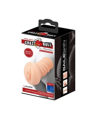 CRAZY BULL- LAURA, REALISTIC VAGINA - Pochwa Masturbator