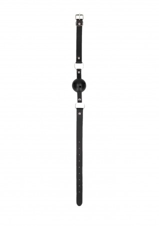 Breathable Ball Gag - With Bonded Leather Straps