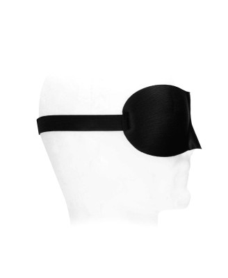 Satin Curvy Eye Mask - With Elastic Straps