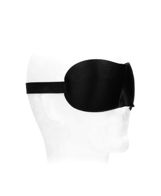 Satin Curvy Eye Mask - With Elastic Straps