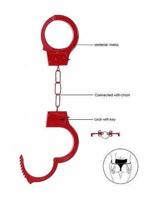 Beginner""s Handcuffs - Red