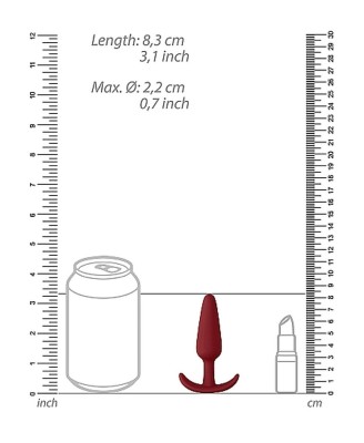 Slim Butt Plug - Red
