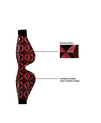 Luxury Eye Mask - Burgundy