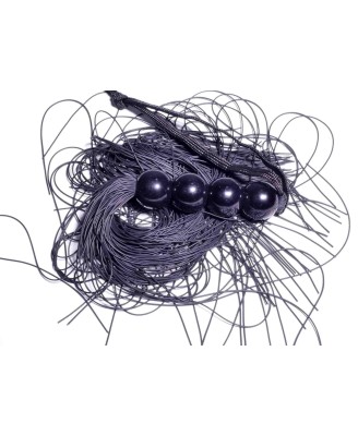 Silicone Whip Black 14"" - Fetish B - Series