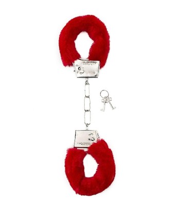 Furry Handcuffs - Red