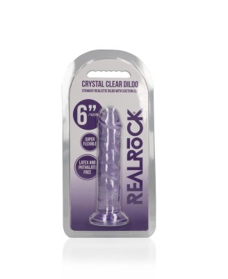 Straight Realistic Dildo with Suction Cup - 6'' / 14,5