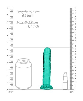 Straight Realistic Dildo with Suction Cup - 6'' / 14,5