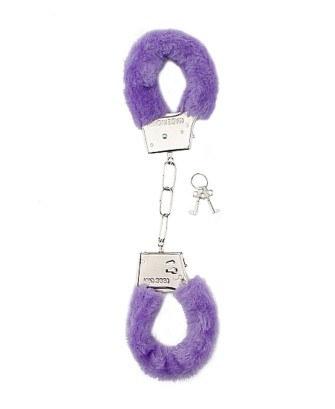 Furry Handcuffs - Purple