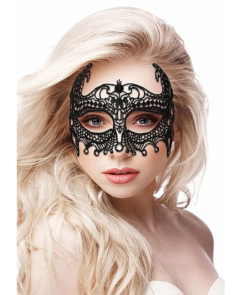 Empress Black Lace Mask - Black