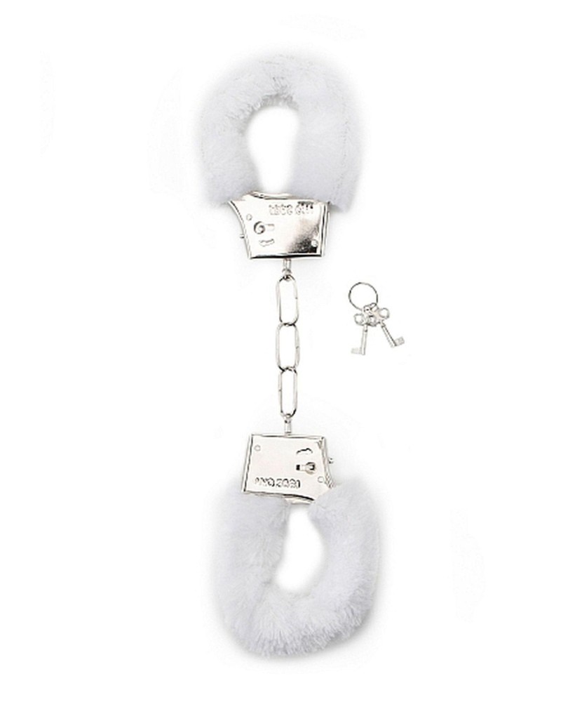 Furry Handcuffs - White