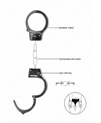 Beginner""s Handcuffs - Metal