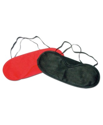 Blindfold Set pack of 2 red/bl