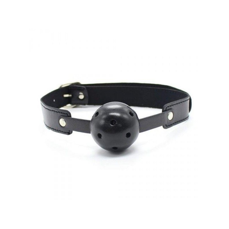 Knebel-Breath Hole Ball Gag (nero)