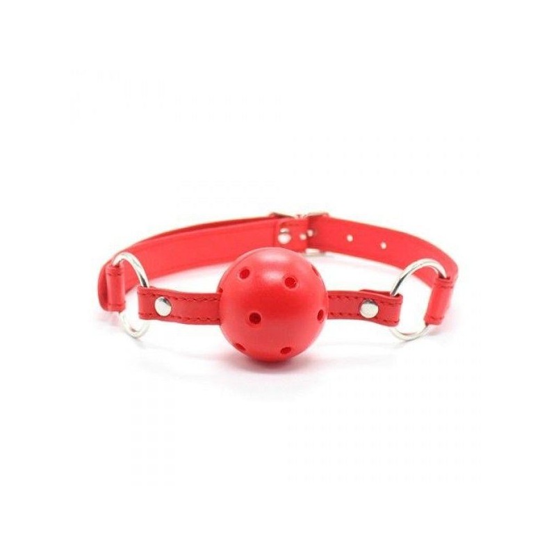 Knebel-Breathable Ball Gag (rosso)