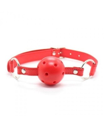 Knebel-Breathable Ball Gag (rosso)