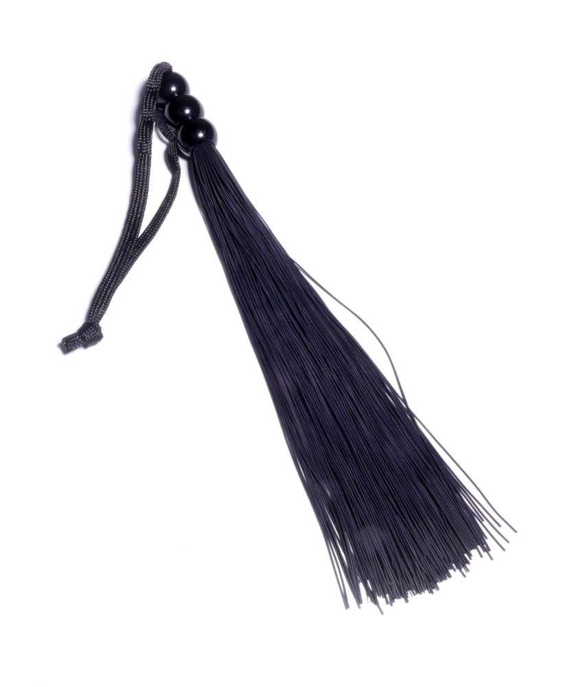 Silicone Whip Black 10"" - Fetish B - Series