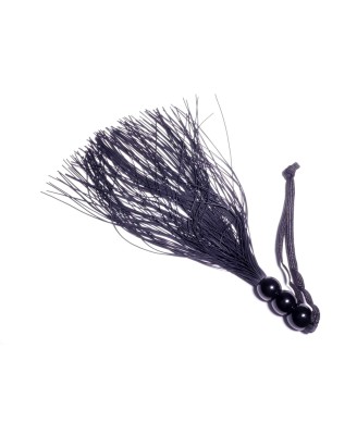 Silicone Whip Black 10"" - Fetish B - Series