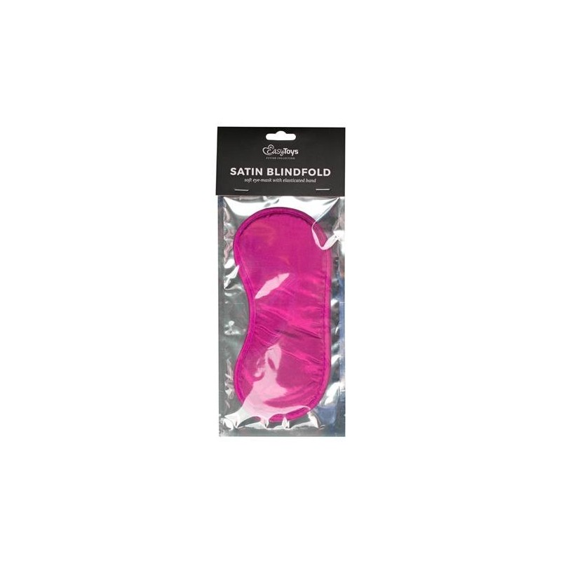 Maska-Pink Satin Eye Mask