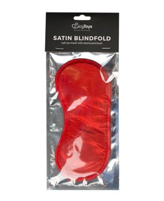 Maska-Red Satin Eye Mask