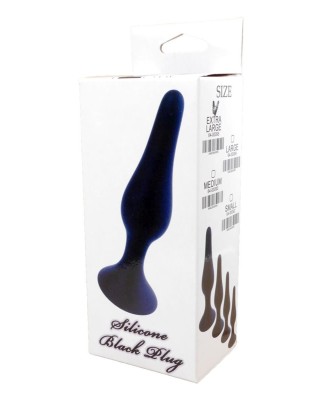 Plug-Silicone Plug Black - Small