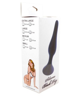 Plug-Silicone Plug Black - Small