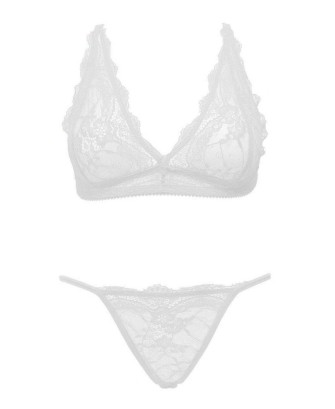 Ouno-Sexy Lingerie Set 2 parts-S/M-White