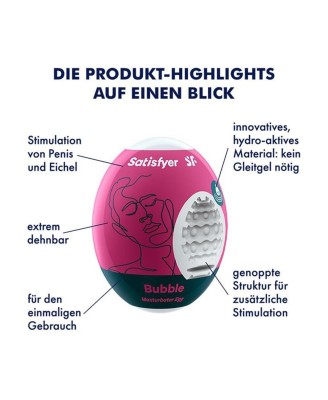 Masturbator Egg Single (Bubble)