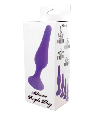 Plug-Silicone Plug Purple - Small