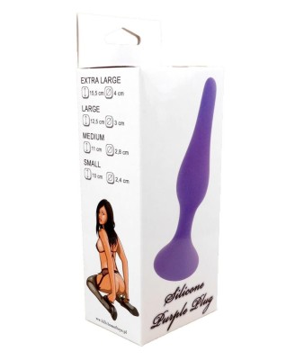 Plug-Silicone Plug Purple - Small