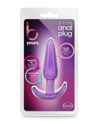 B YOURS SLIM ANAL PLUG PURPLE