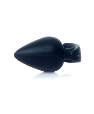 Bubble Plug Large - Czarny Duży Korek Analny - Śr. 5 cm