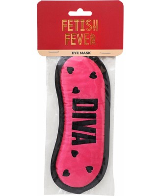 Fetish Fever - Eye Mask - Maska na oczy - Diva - różowa