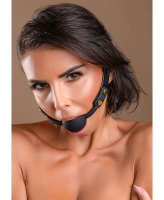 Studded Mouth Gag Black