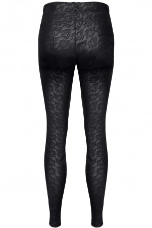 Bielizna - BRCONSTANZA001 leginsy czarne rozmiar S