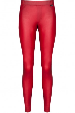 Bielizna - BRLIDIA001 legginsy czerwone rozmiar S