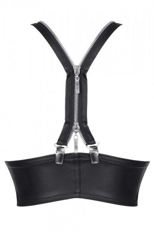 Bielizna - BRZITAI001 top czarny rozmiar XXL