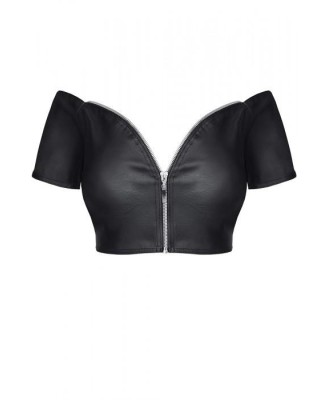 Bielizna - BRMARINA001 top czarny rozmiar S