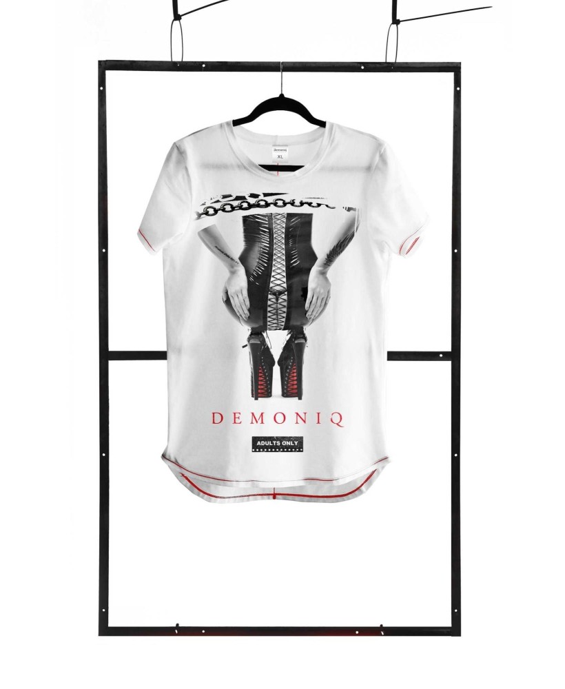 T-shirt men white M fashion