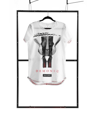 T-shirt men white S fashion