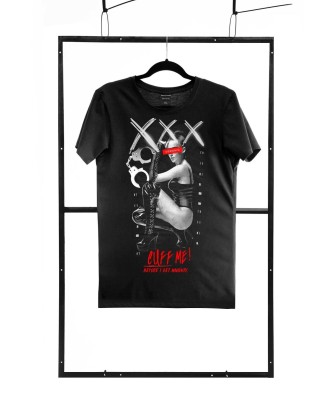 T-shirt men black S regular