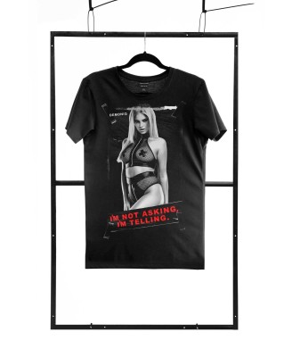 T-shirt men black M regular