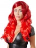 Wig red wavy long - Peruka z czerwonymi włosami