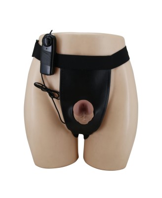 PRETTY LOVE - HARNESS BRIEFS- Draven Strap-On 6,8'' Dildo vibration