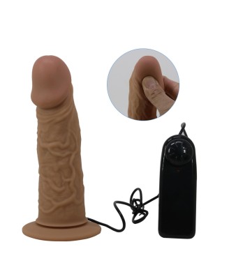 PRETTY LOVE - HARNESS BRIEFS- Draven Strap-On 6,8'' Dildo vibration