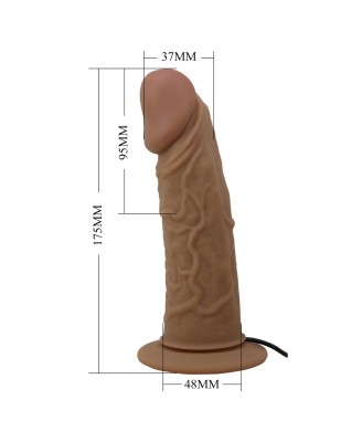 PRETTY LOVE - HARNESS BRIEFS- Draven Strap-On 6,8'' Dildo vibration