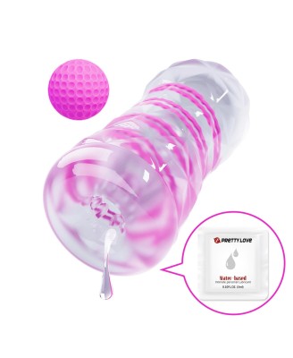 PRETTY LOVE - Transparent masturbator,TPR