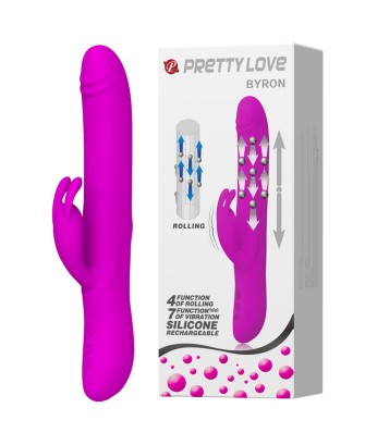 PRETTY LOVE - BYRON, 7 vibration functions, USB rechargeable