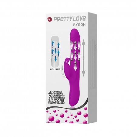 PRETTY LOVE - BYRON, 7 vibration functions, USB rechargeable