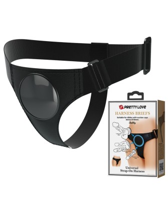 PRETTY LOVE - HARNESS BRIEFS- Bobby, Universal Strap-On Harness