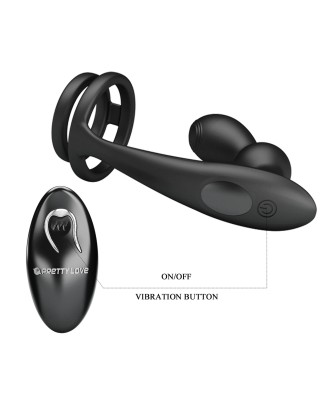 PRETTY LOVE - VIBRATION PENIS SLEEVE VI, vibrating anal stimulation